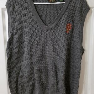 Bobby Jones Dark Gray Cable Knit Vest